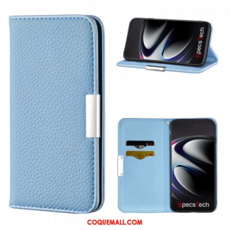 Flip Cover Samsung Galaxy S21 Ultra 5G Simili Cuir Litchi Ultra Chic