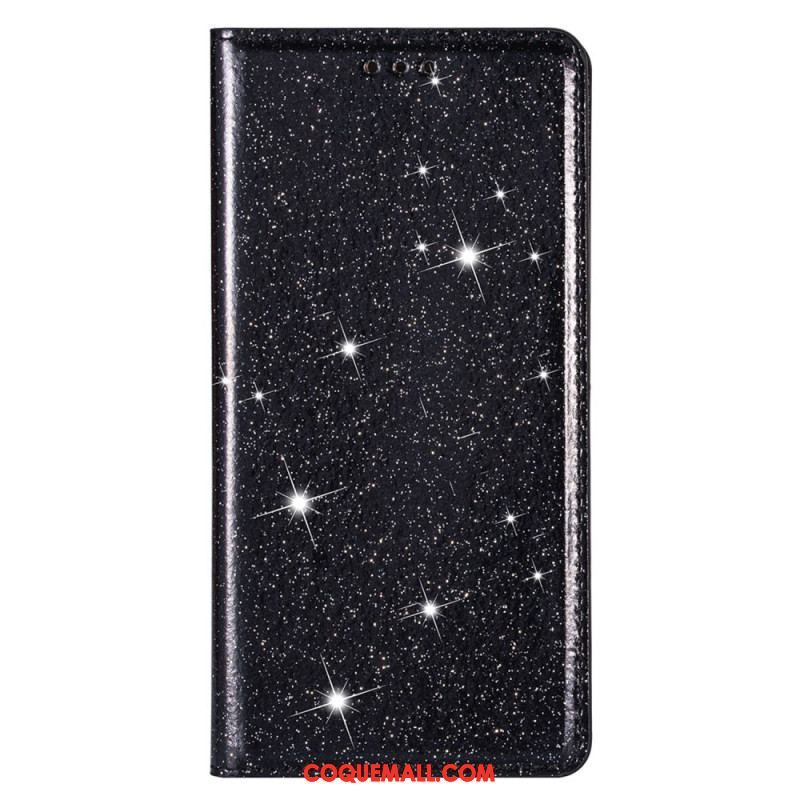 Flip Cover Samsung Galaxy S23 5G Style Paillettes