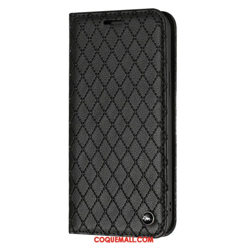 Flip Cover Samsung Galaxy S23 Ultra 5G Losanges RFID