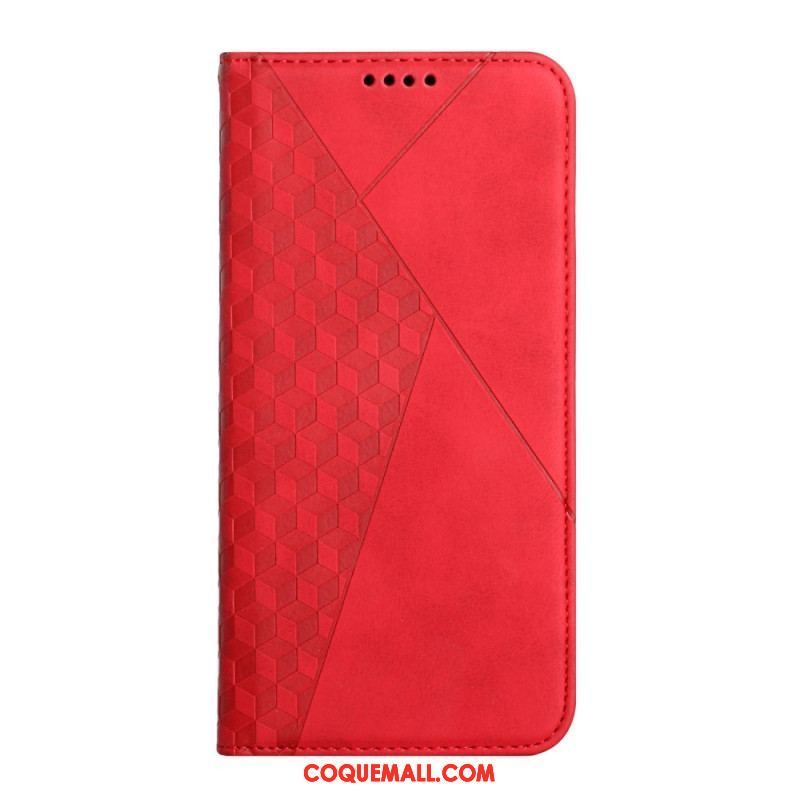 Flip Cover Samsung Galaxy S23 Ultra 5G Style Cuir Motif 3D