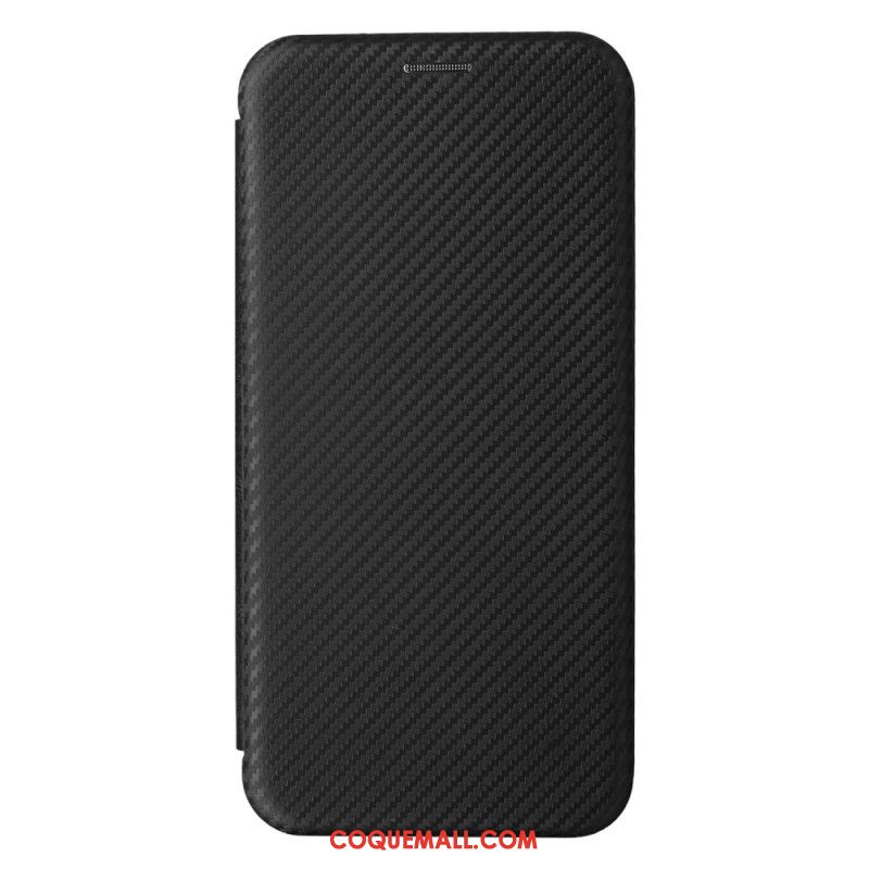 Flip Cover Samsung Galaxy S24 5G Fibre Carbone