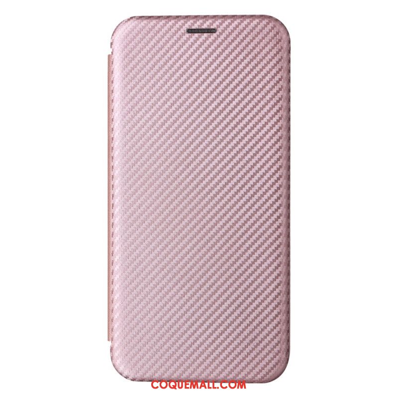 Flip Cover Samsung Galaxy S24 5G Fibre Carbone