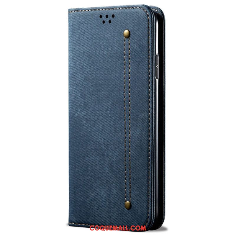 Flip Cover Samsung Galaxy S24 Plus 5G Texture Jeans