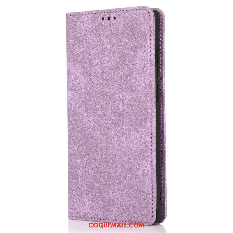 Flip Cover Samsung Galaxy S24 Ultra 5G Effet Daim