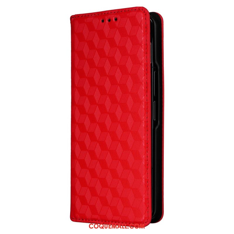 Flip Cover Samsung Galaxy Z Fold 5 Motif 3D