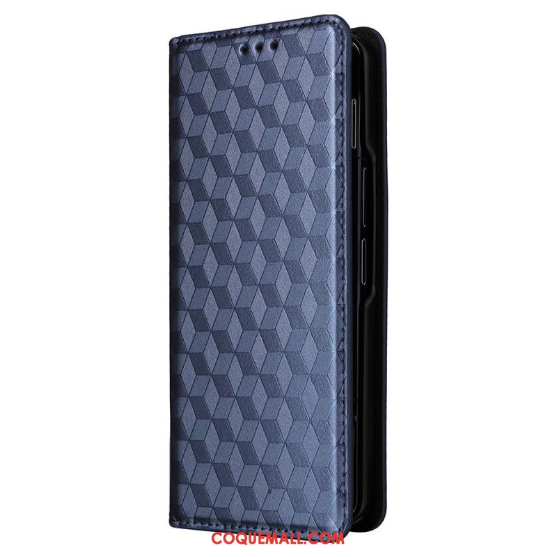 Flip Cover Samsung Galaxy Z Fold 5 Motif 3D