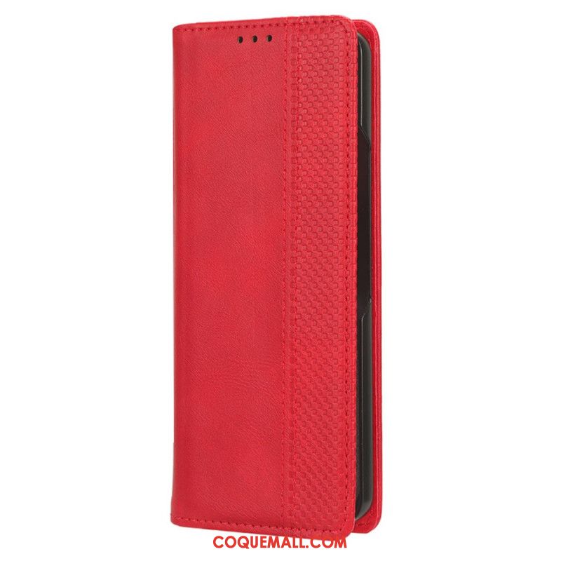 Flip Cover Samsung Galaxy Z Fold 5 Rétro