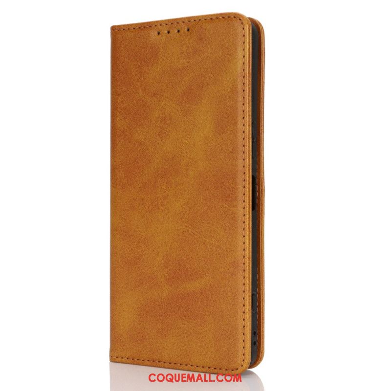 Flip Cover Sony Xperia 1 VI Cuir Fendu