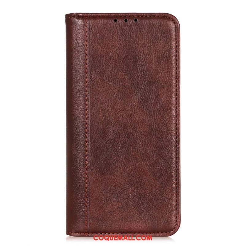 Flip Cover Sony Xperia 1 VI Cuir Fendu Vintage