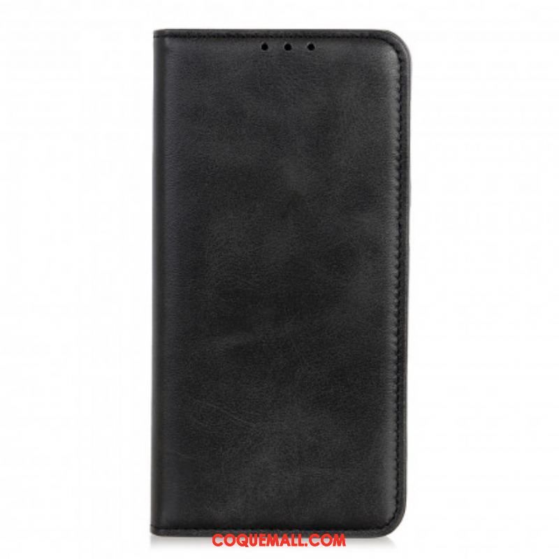 Flip Cover Sony Xperia 10 III Cuir Fendu Élégance