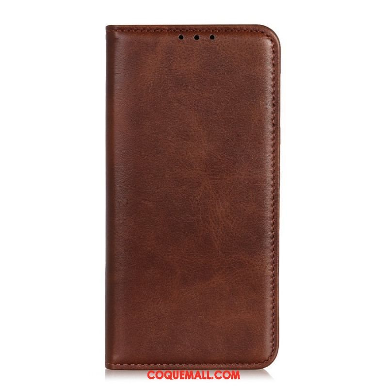 Flip Cover Sony Xperia 10 IV Cuir Fendu