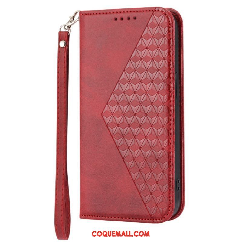 Flip Cover Sony Xperia 10 IV Style Cuir Motif 3D avec Lanière