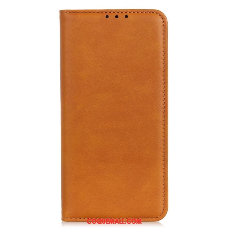 Flip Cover Sony Xperia 5 IV Cuir Fendu