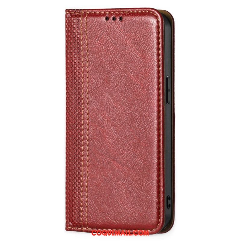 Flip Cover Xiaomi 12 Pro Effet Cuir Vintage