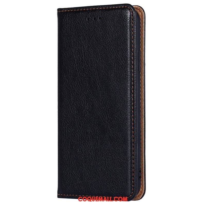 Flip Cover Xiaomi 12 Pro Simili Cuir Coutures