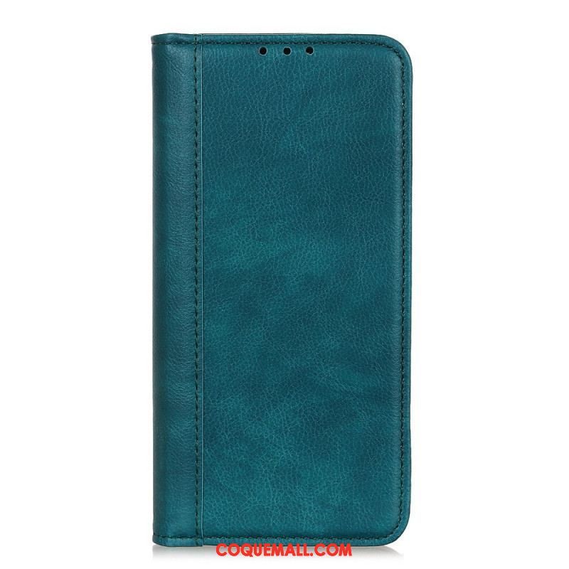 Flip Cover Xiaomi 13 Version Colorée Cuir Fendu