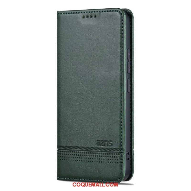 Flip Cover Xiaomi 14 Pro Simili Cuir AZNS