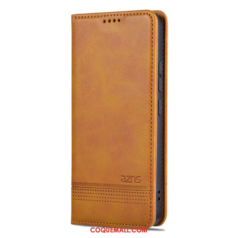 Flip Cover Xiaomi 14 Pro Simili Cuir AZNS