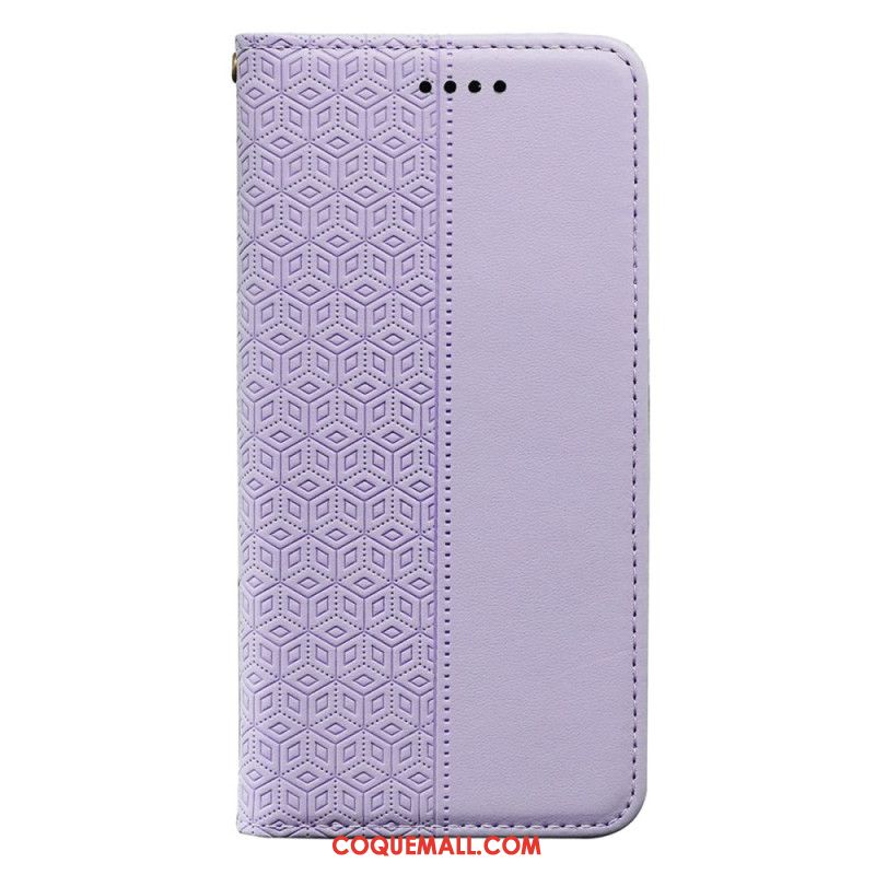 Flip Cover Xiaomi 14T Motif Quadrillé