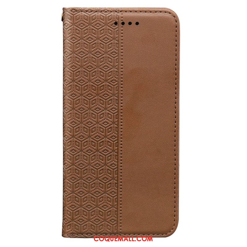 Flip Cover Xiaomi 14T Motif Quadrillé