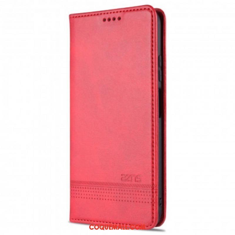 Flip Cover Xiaomi Redmi Note 10/10S/Poco M5s Style Cuir AZNS