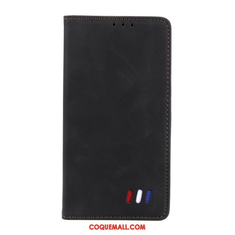 Flip Cover Xiaomi Redmi Note 10 5G / Poco M3 Pro 5G Style Cuir Tricolore