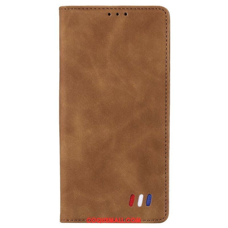 Flip Cover Xiaomi Redmi Note 10 5G / Poco M3 Pro 5G Style Cuir Tricolore