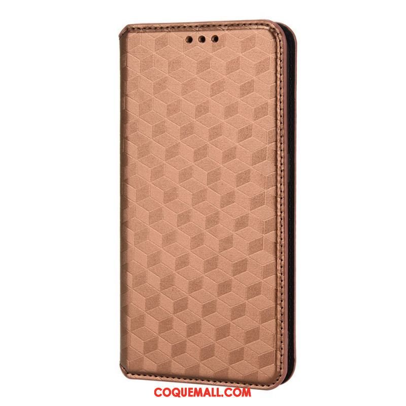 Flip Cover Xiaomi Redmi Note 11 / 11s Effet Cuir Diamant 3D