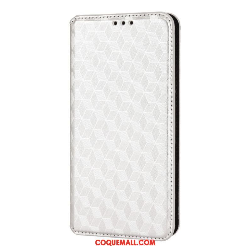 Flip Cover Xiaomi Redmi Note 11 / 11s Effet Cuir Diamant 3D