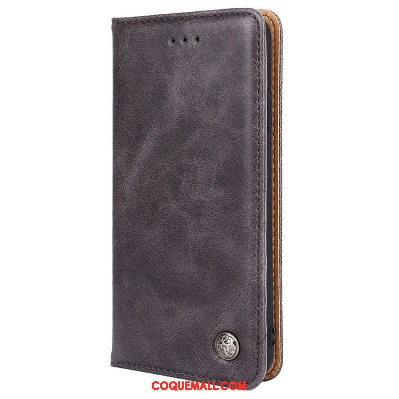 Flip Cover Xiaomi Redmi Note 11 Pro / Note 11 Pro 5G Style Cuir Rivet