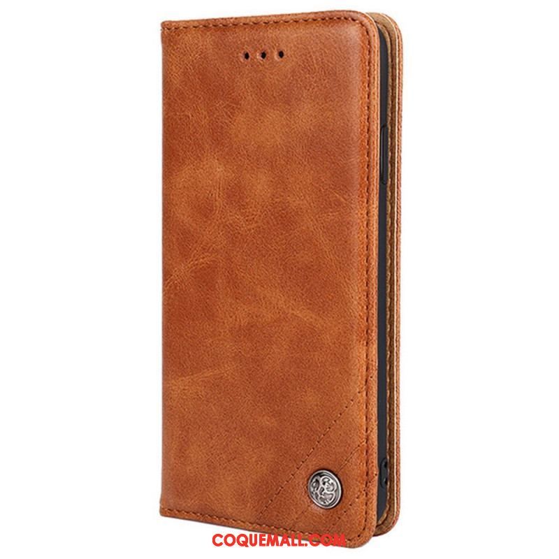 Flip Cover Xiaomi Redmi Note 11 Pro / Note 11 Pro 5G Style Cuir Rivet