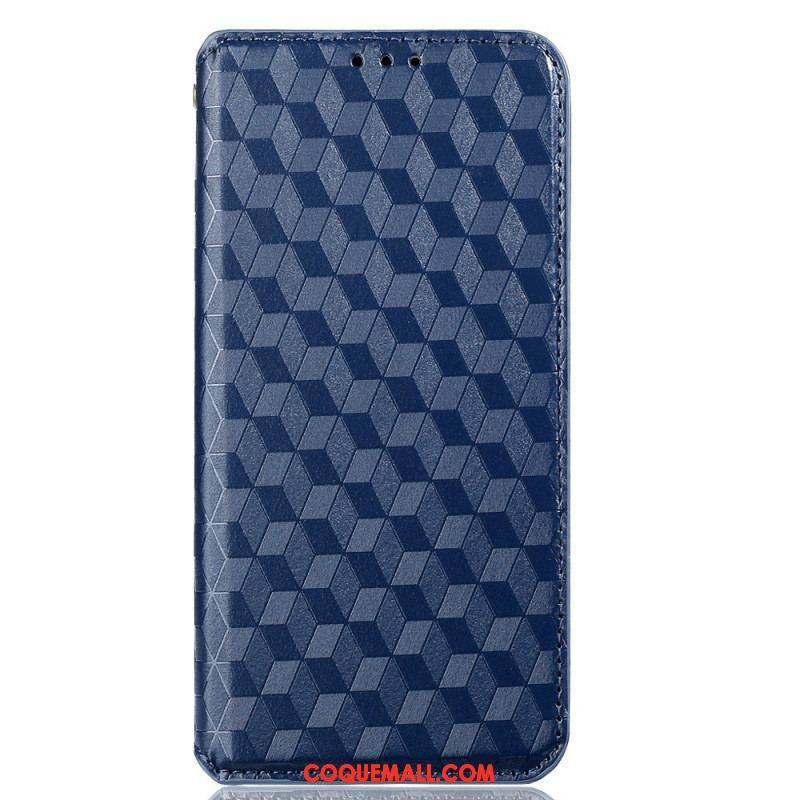 Flip Cover Xiaomi Redmi Note 11 Pro Plus 5G Effet Cuir Texture 3D