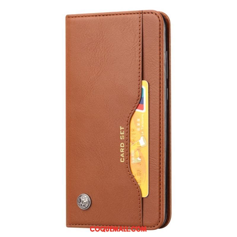 Flip Cover Xiaomi Redmi Note 11 Pro Plus 5G Simili Cuir Porte-Cartes