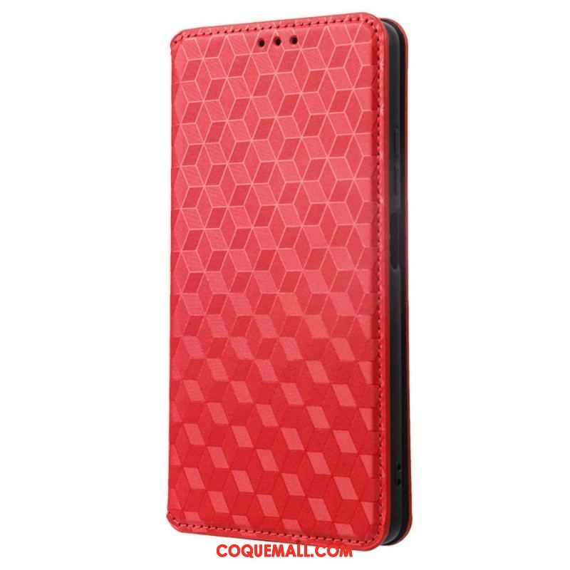 Flip Cover Xiaomi Redmi Note 12 Pro/Poco X5 Pro 5G Motif 3D