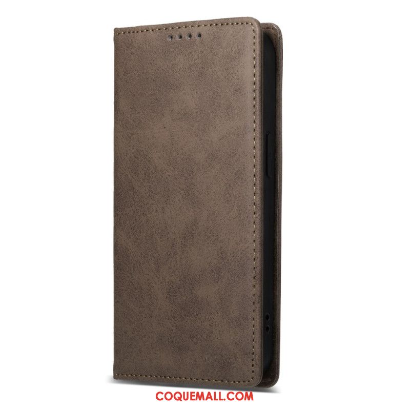 Flip Cover Xiaomi Redmi Note 13 4G Effet Cuir Classique