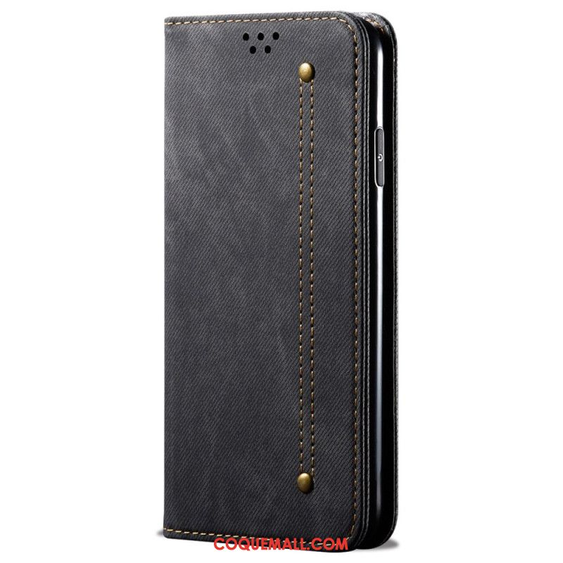 Flip Cover Xiaomi Redmi Note 13 5G Tissu Jeanns