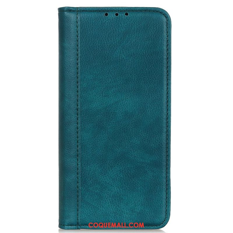 Flip Cover Xiaomi Redmi Note 13 Pro 4G / Poco M6 Pro 4G Cuir Fendu