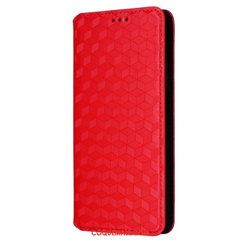 Flip Cover Xiaomi Redmi Note 13 Pro 4G / Poco M6 Pro 4G Motif Losange