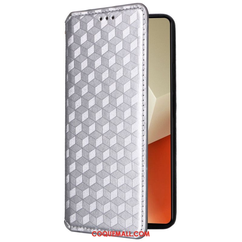 Flip Cover Xiaomi Redmi Note 13 Pro 5G / Poco X6 Cubes 3D