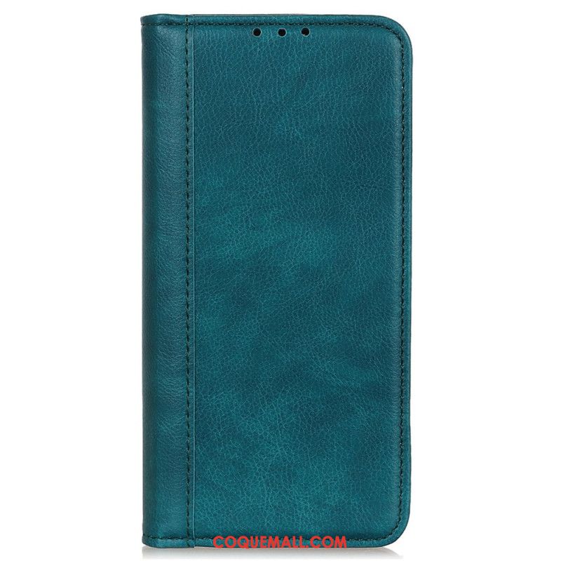 Flip Cover Xiaomi Redmi Note 13 Pro Plus 5G Cuir Fendu Rétro