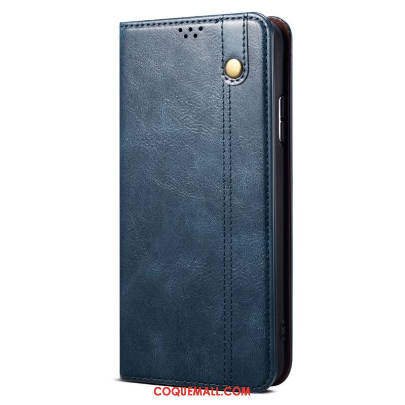 Flip Cover Xiaomi Redmi Note 13 Pro Plus 5G Simili Cuir Ciré