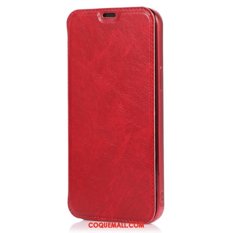 Flip Cover iPhone 14 Pro Simili Cuir Porte-Carte