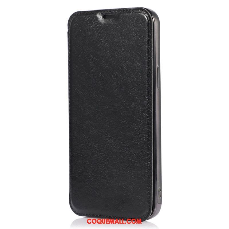 Flip Cover iPhone 14 Simili Cuir Porte-Carte