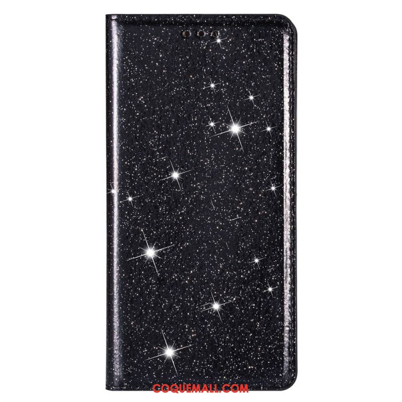 Flip Cover iPhone 16 Pro Paillettes