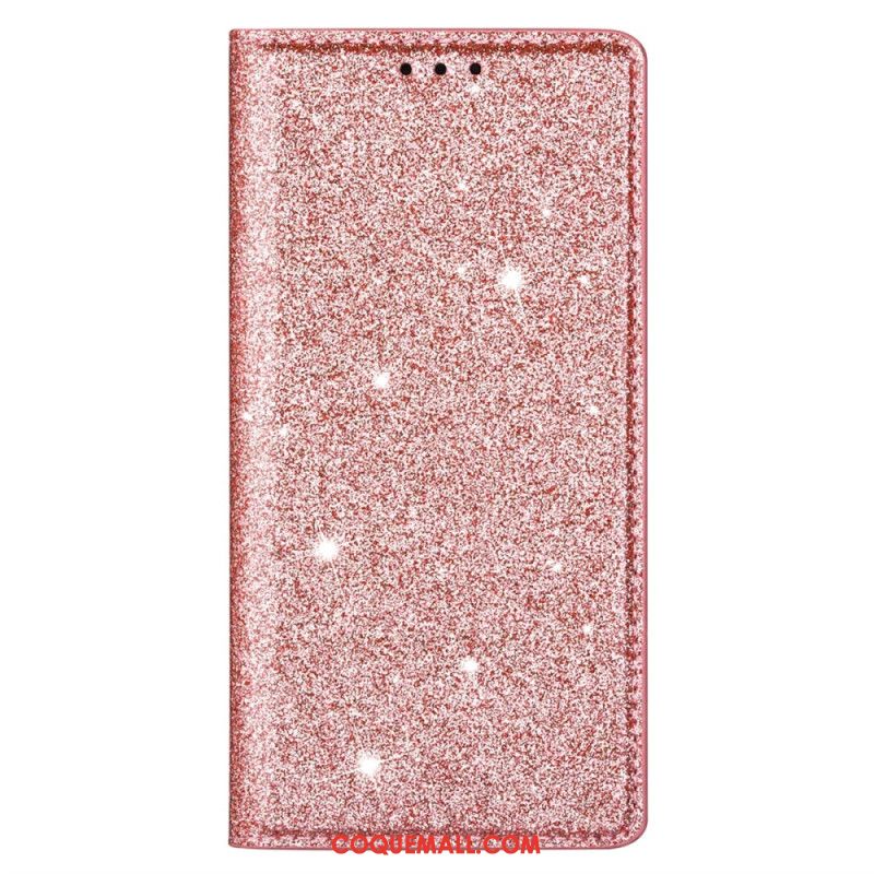 Flip Cover iPhone 16 Pro Paillettes