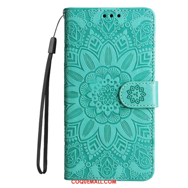 Housse Huawei Nova 11 Pro Tournesol à Lanière