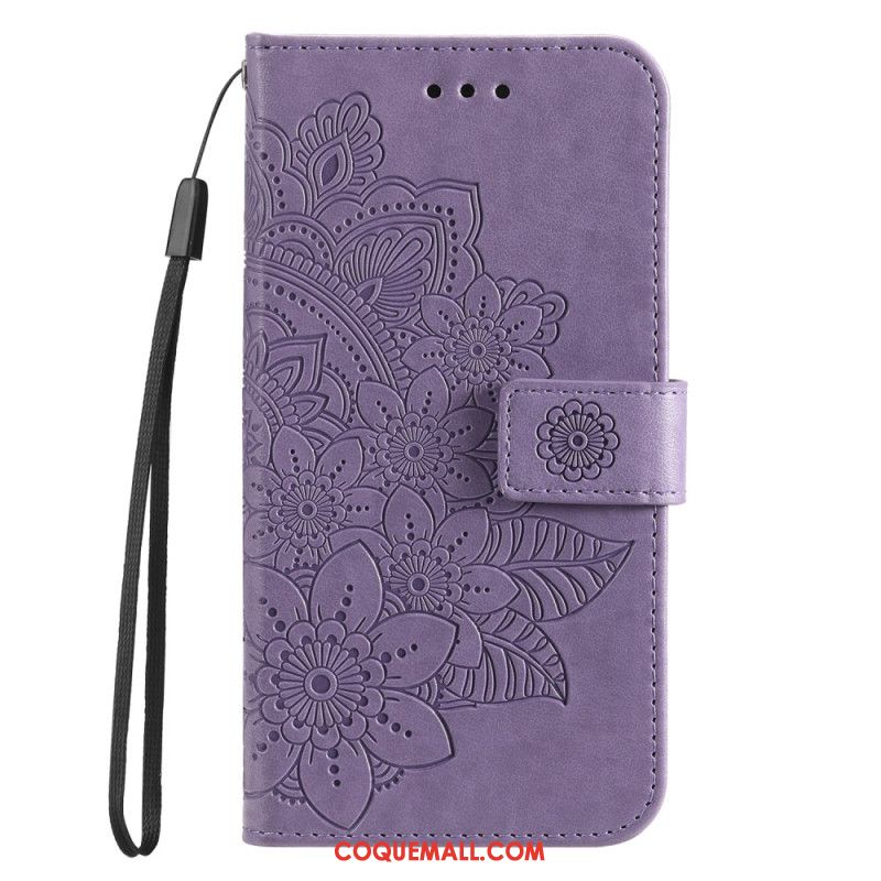 Housse Huawei Nova 12S Décor Mandala à Lanière