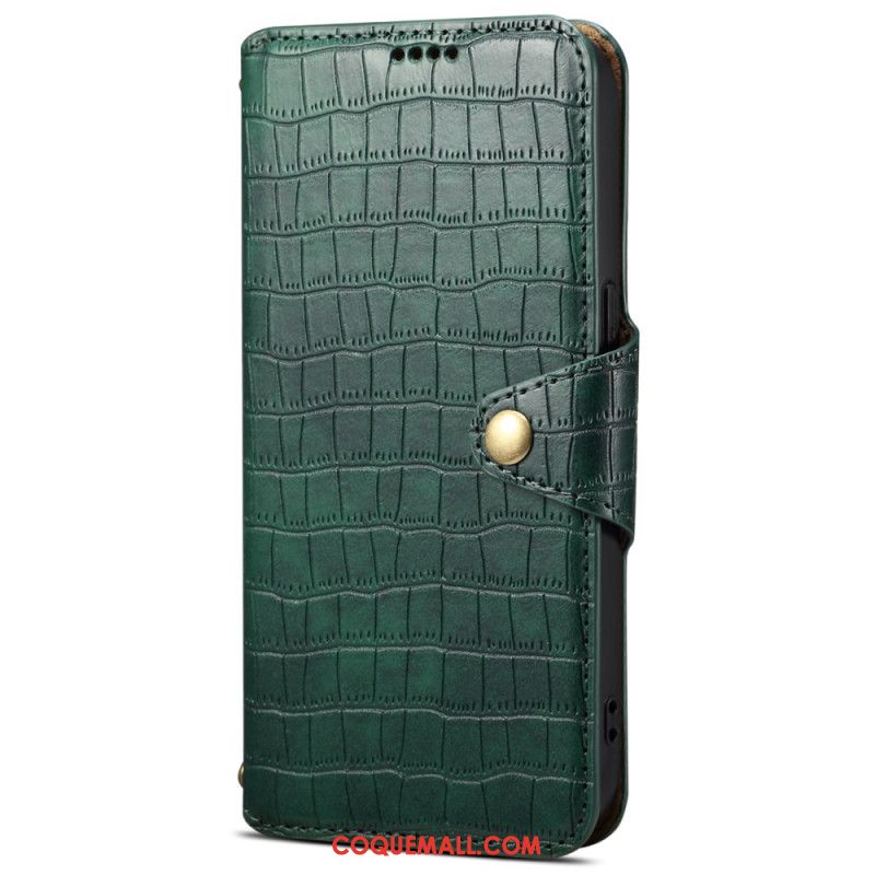 Housse Huawei Nova 12S Texture Crocodile