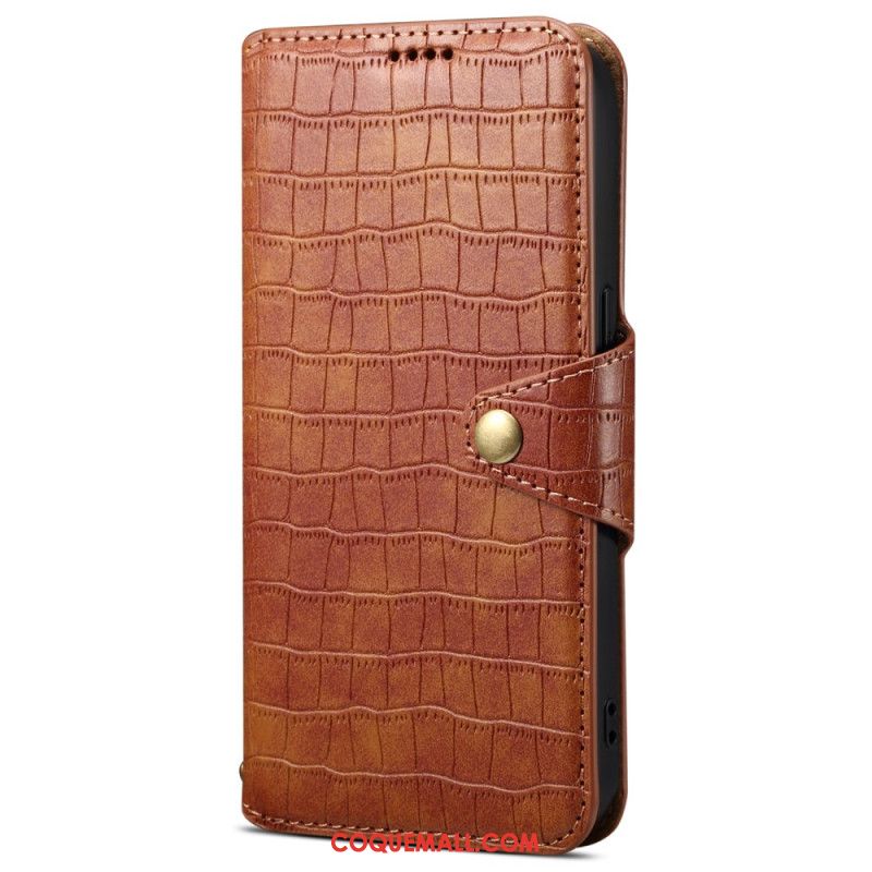 Housse Huawei Nova 12S Texture Crocodile