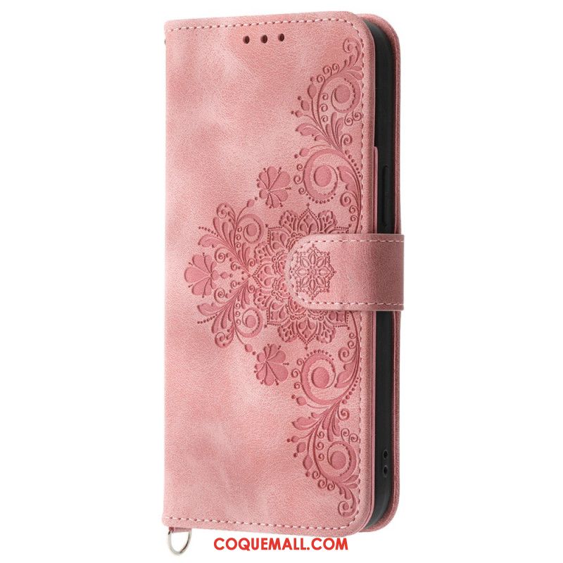 Housse Huawei Pura 70 Dentelle avec Lanière et Bandoulière